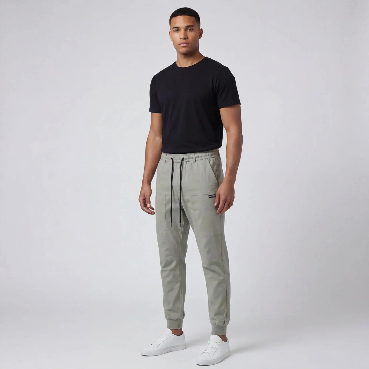 Pantalon Cargo Confortable Élastique à Grandes Poches